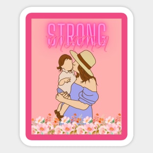 strong mama#3 Sticker